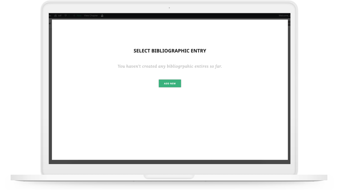 Tome: Select bibliography (no entry)