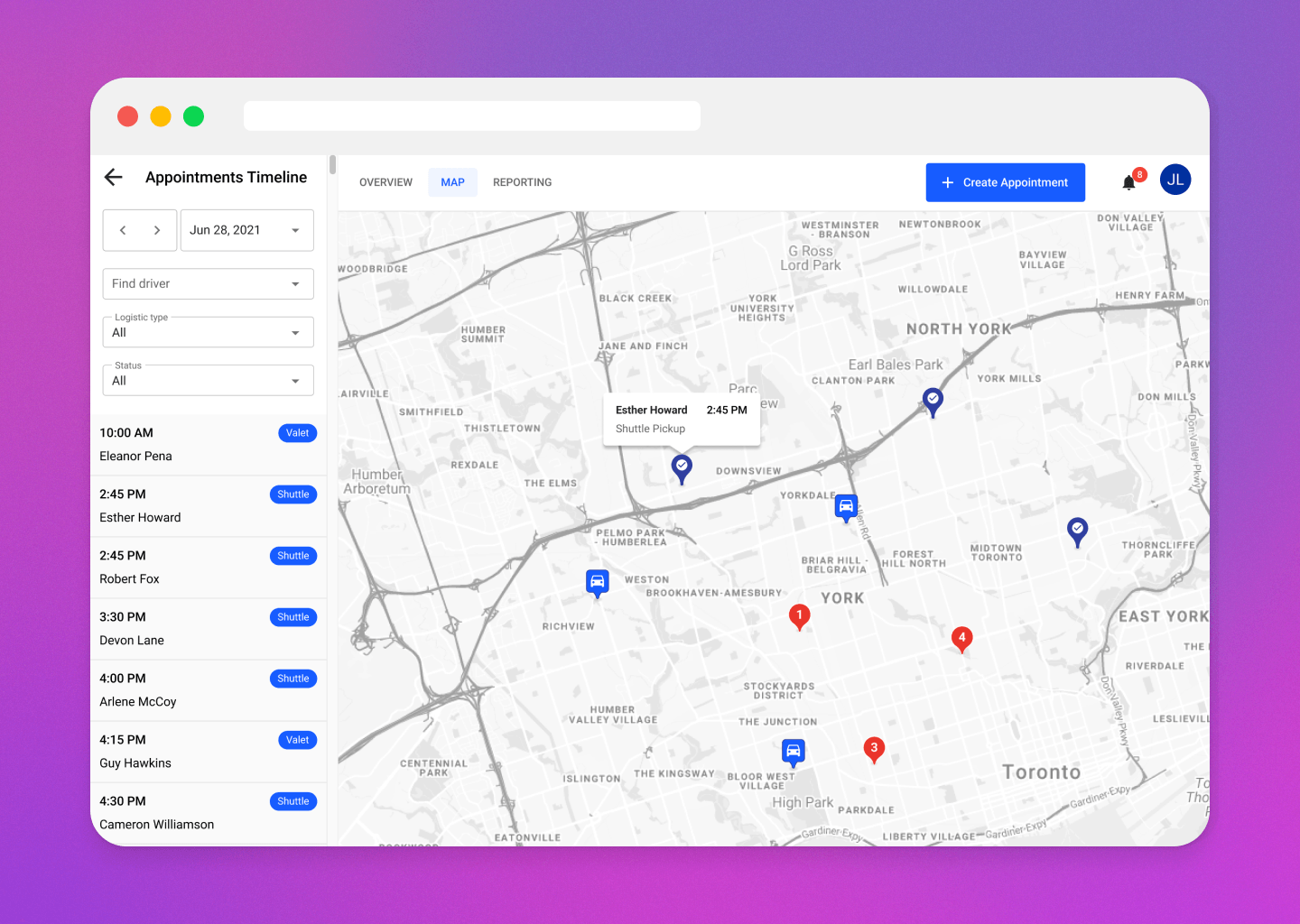 Kimoby vehicle management