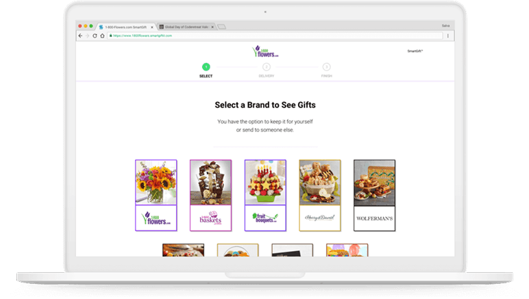 SmartGift interface