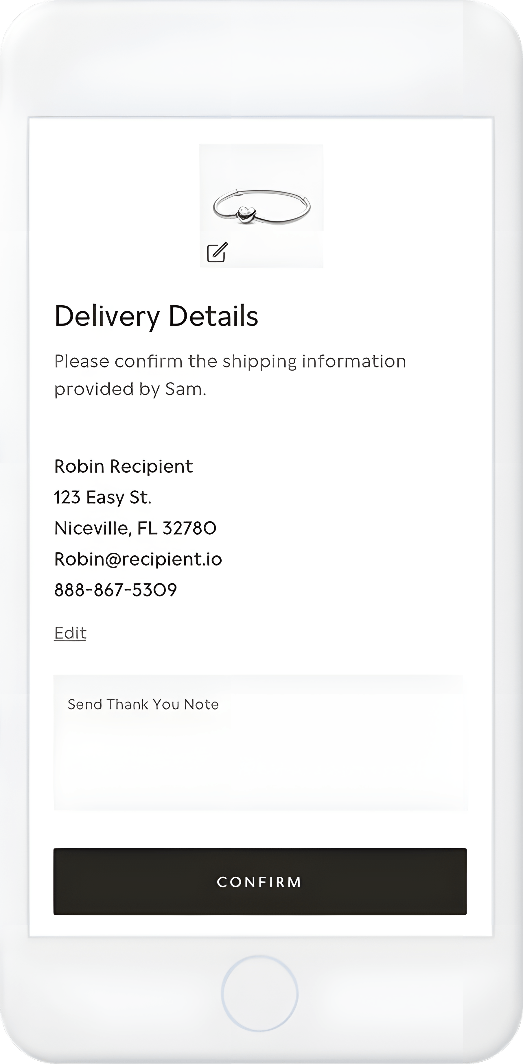 SmartGift mobile delivery